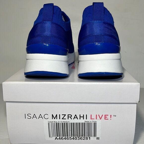 Isaac Mizrahi Live! Fly Knit Trainer Sneakers - Picture 9 of 9